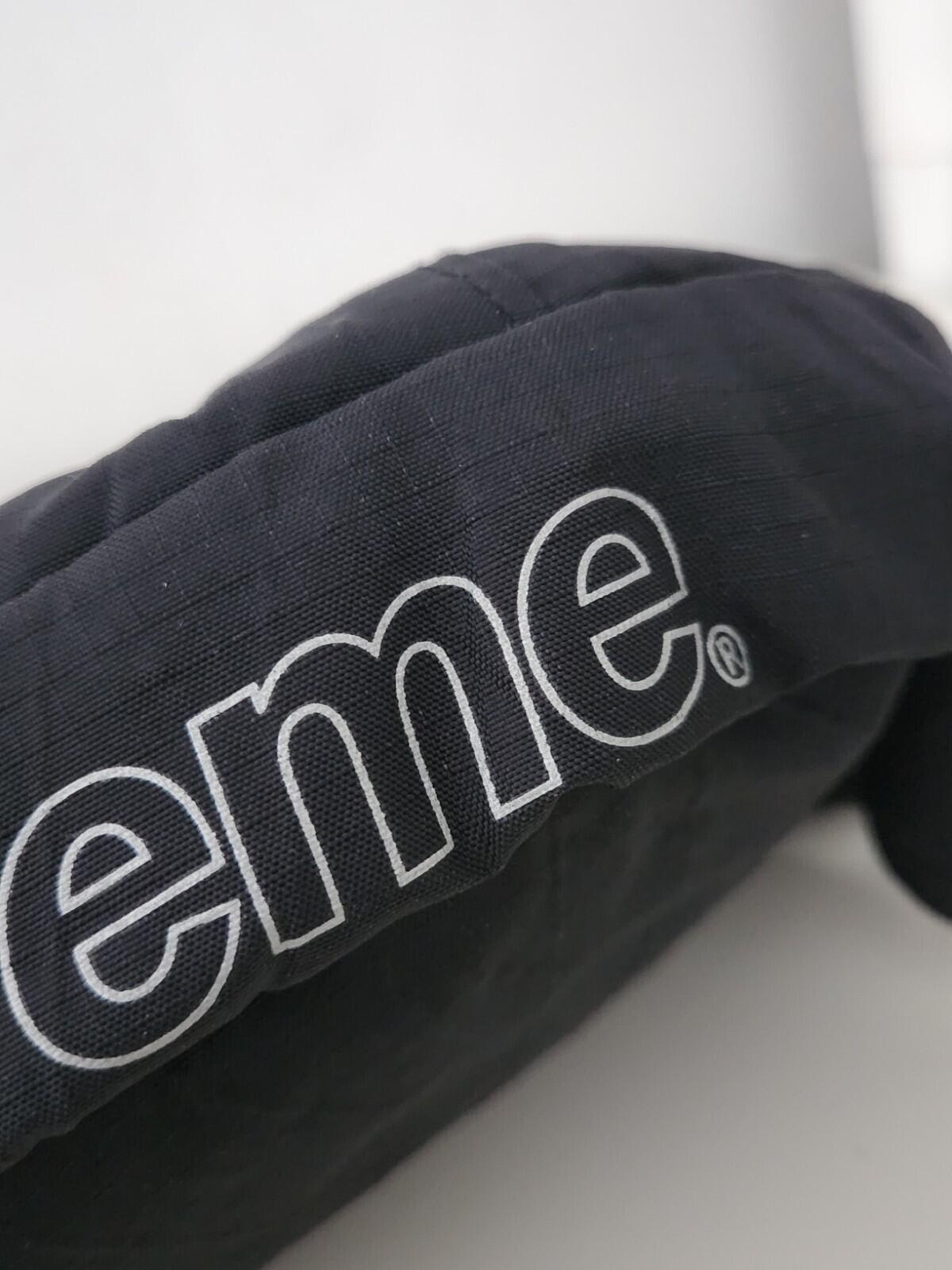 FW18 Supreme Hüft-Schultertasche Wasser- und abriebfest Schwarz 1x benutzt