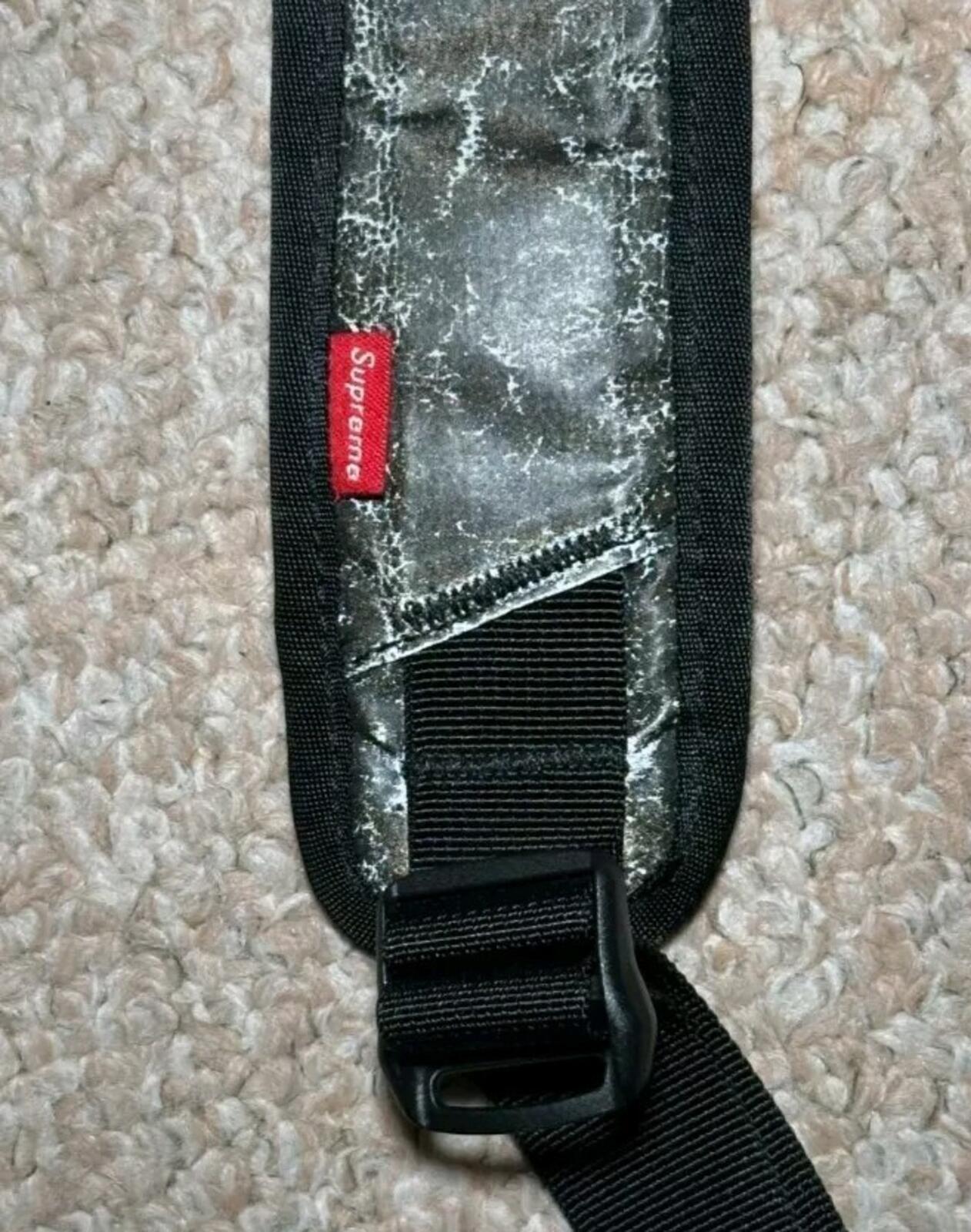 FW20 Supreme Waterproof Reflective Speckled Shoulder Bag Black