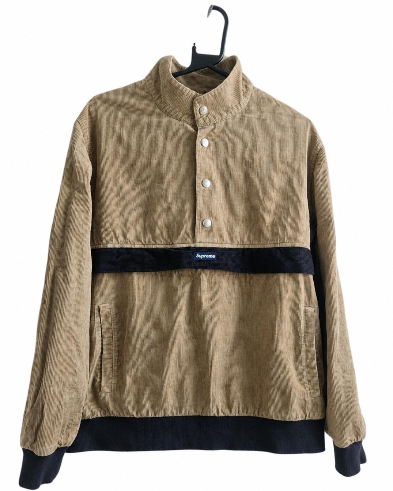 SS12 Supreme Corduroy Pullover Jacket Brown Size M