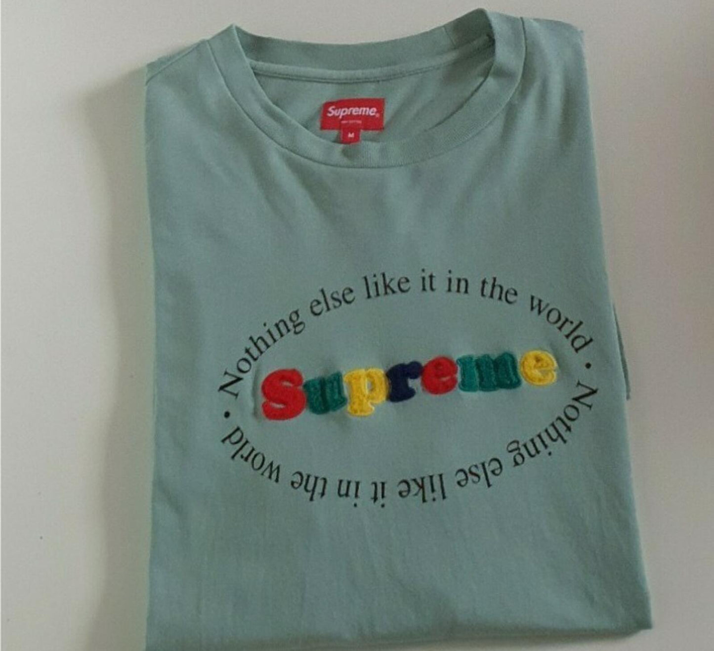 SS20 Supreme Nothing Else S/S Top Tee Dusty Teal Size M