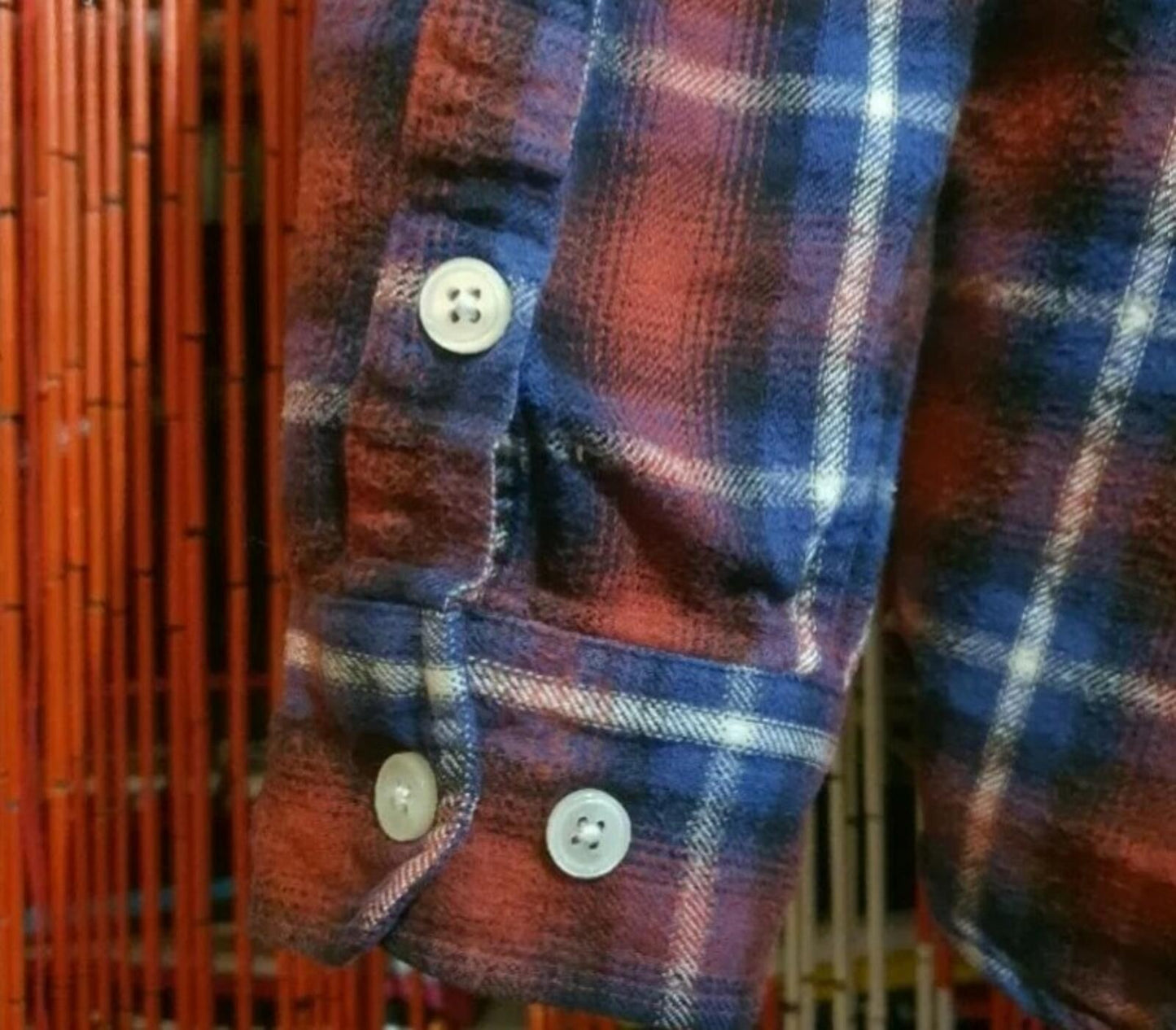 FW10 Supreme Utility Flanellhemd Rot Größe M