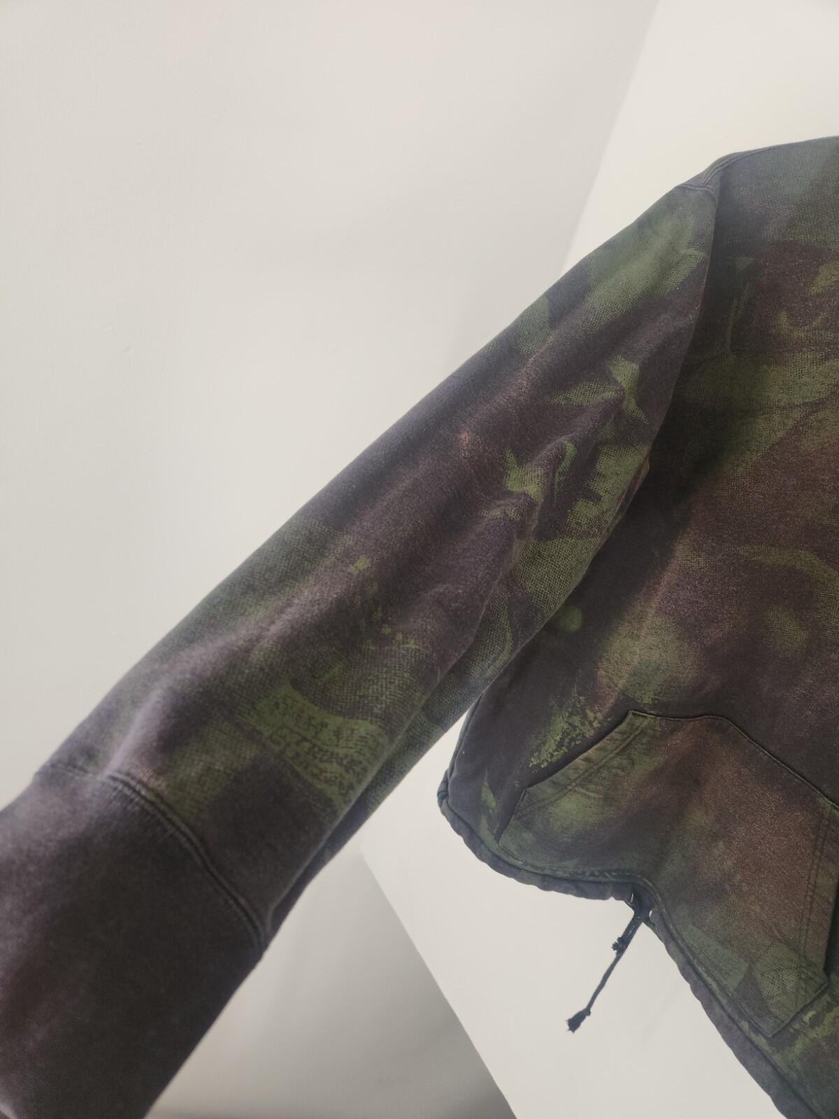 SS15 Supreme x Malcolm X Hooded Sweatshirt Size M BLEACHED