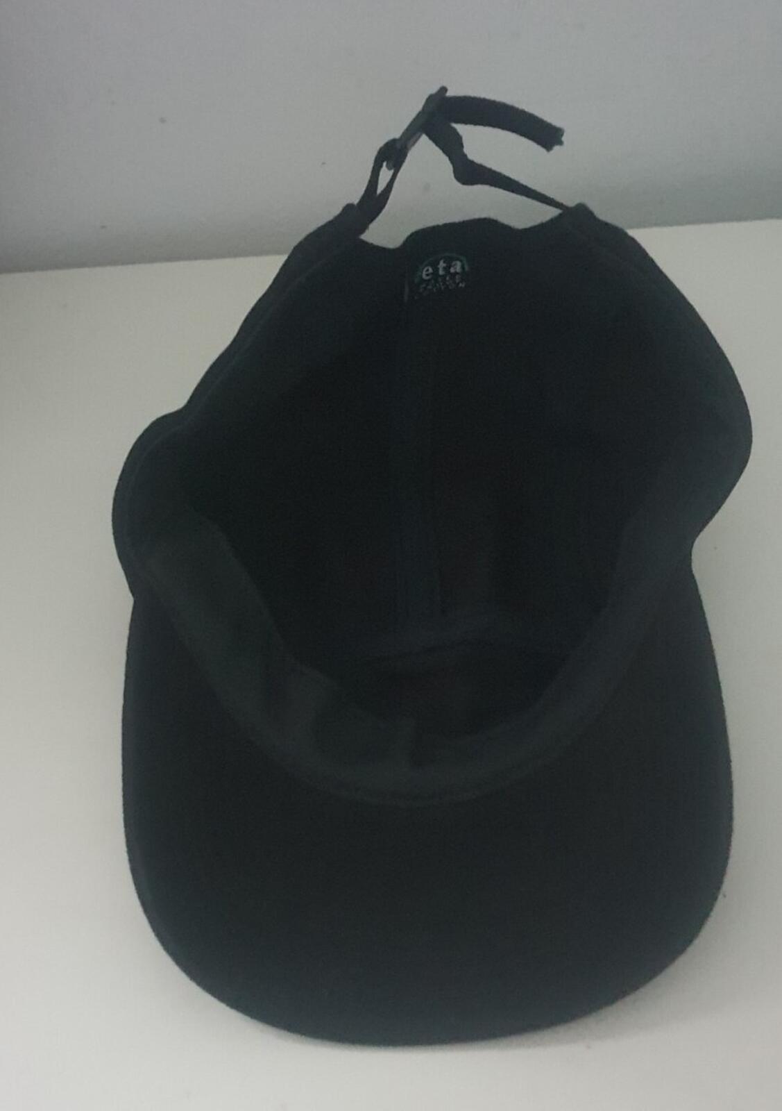 2002 Supreme ETA Camp Cap Waterproof Cotton hat vintage Very Rare Box Logo Black