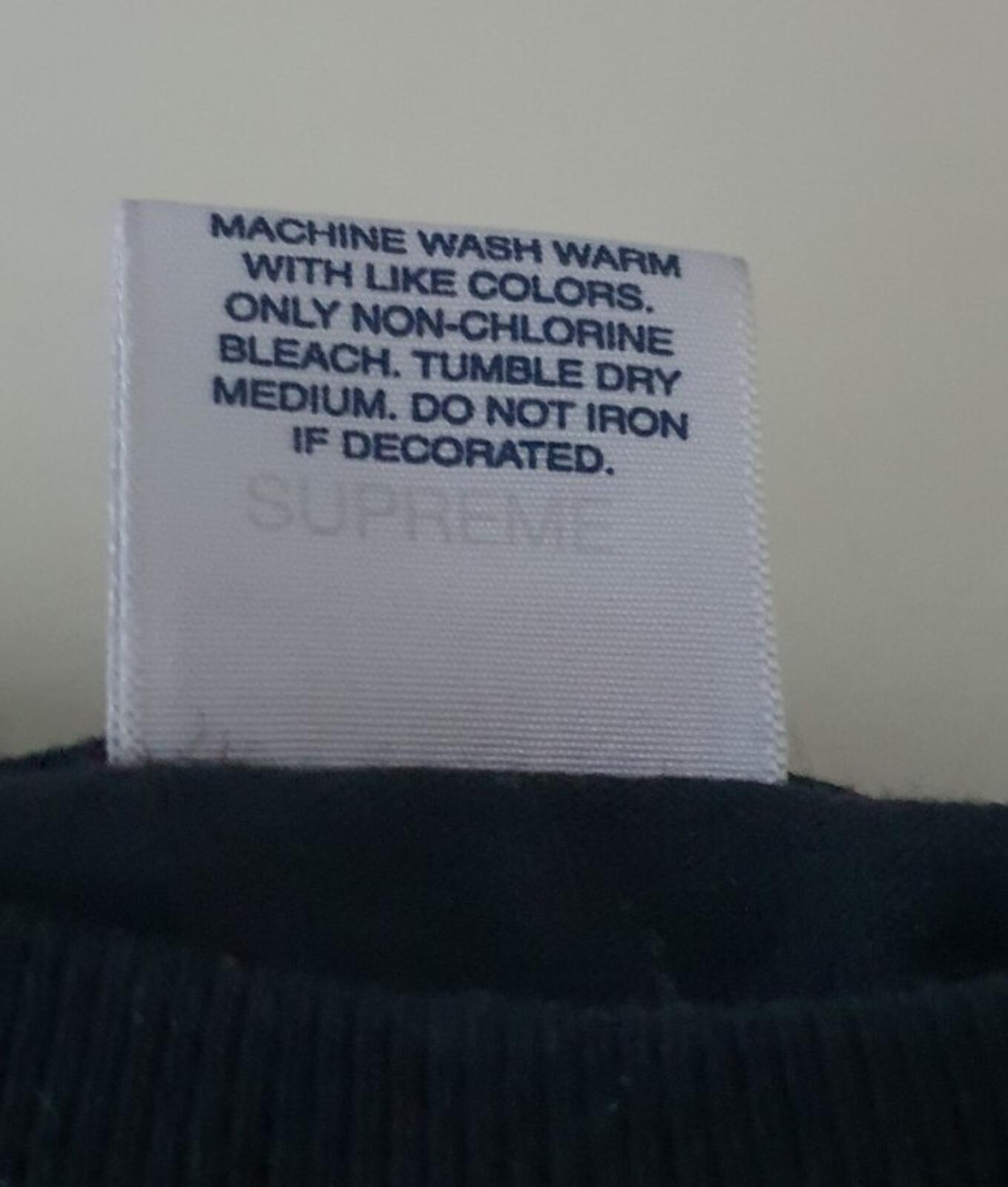 SS06 Supreme x Public Enemy Tee Black Size M
