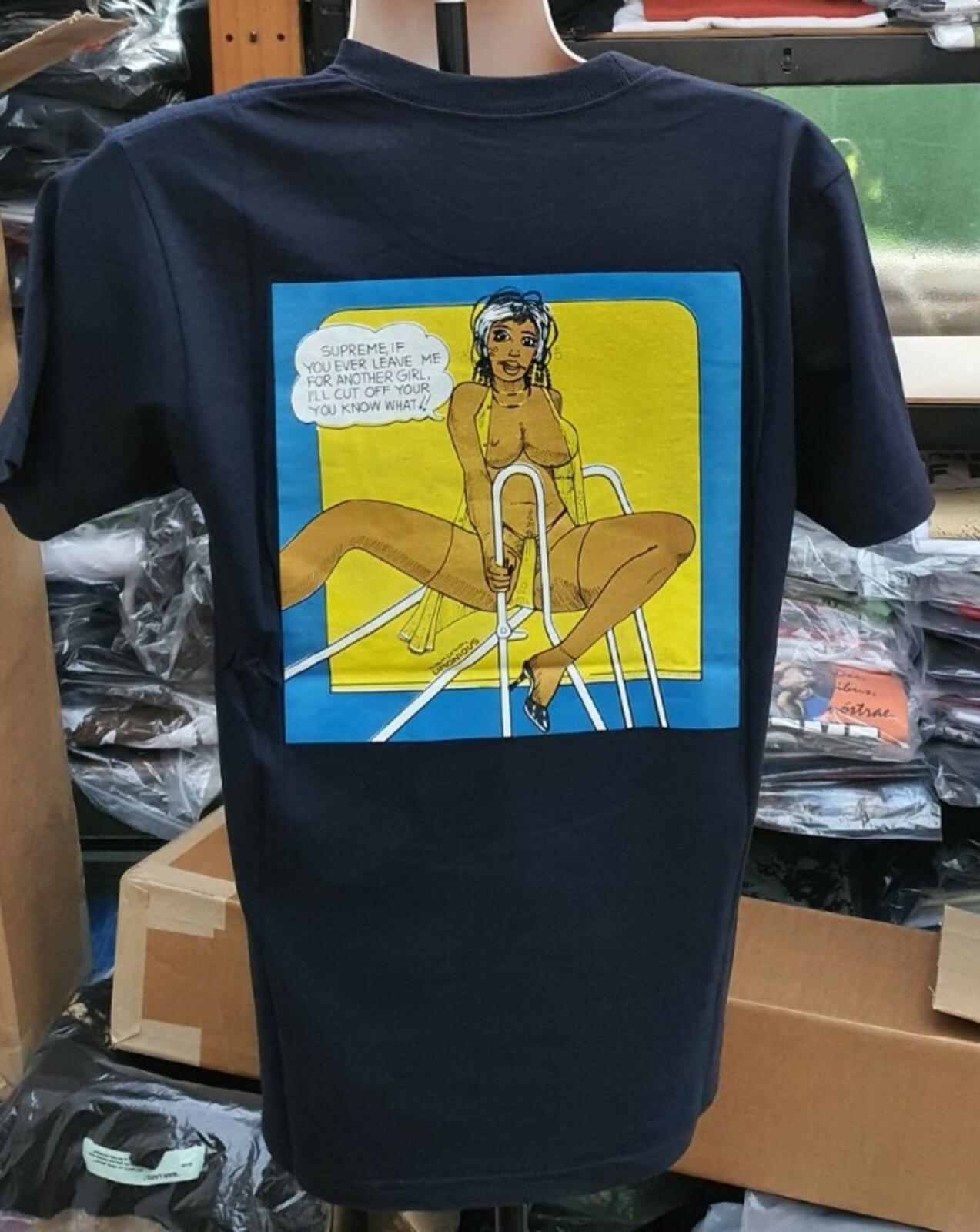SS17 Supreme Wilfred Limonious Undercover Lover navy Tee M medium T-Shirt
