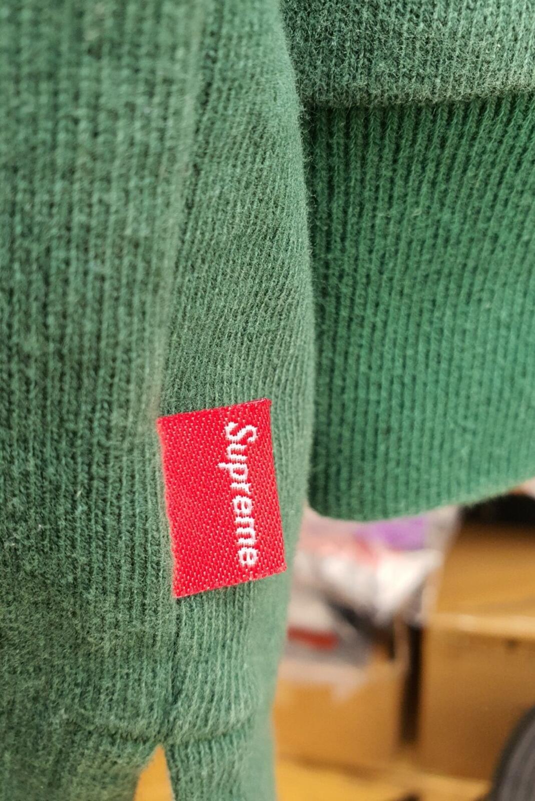FW15 Block Striped Rugby Hoodie mit arabischem Logo, Größe L
