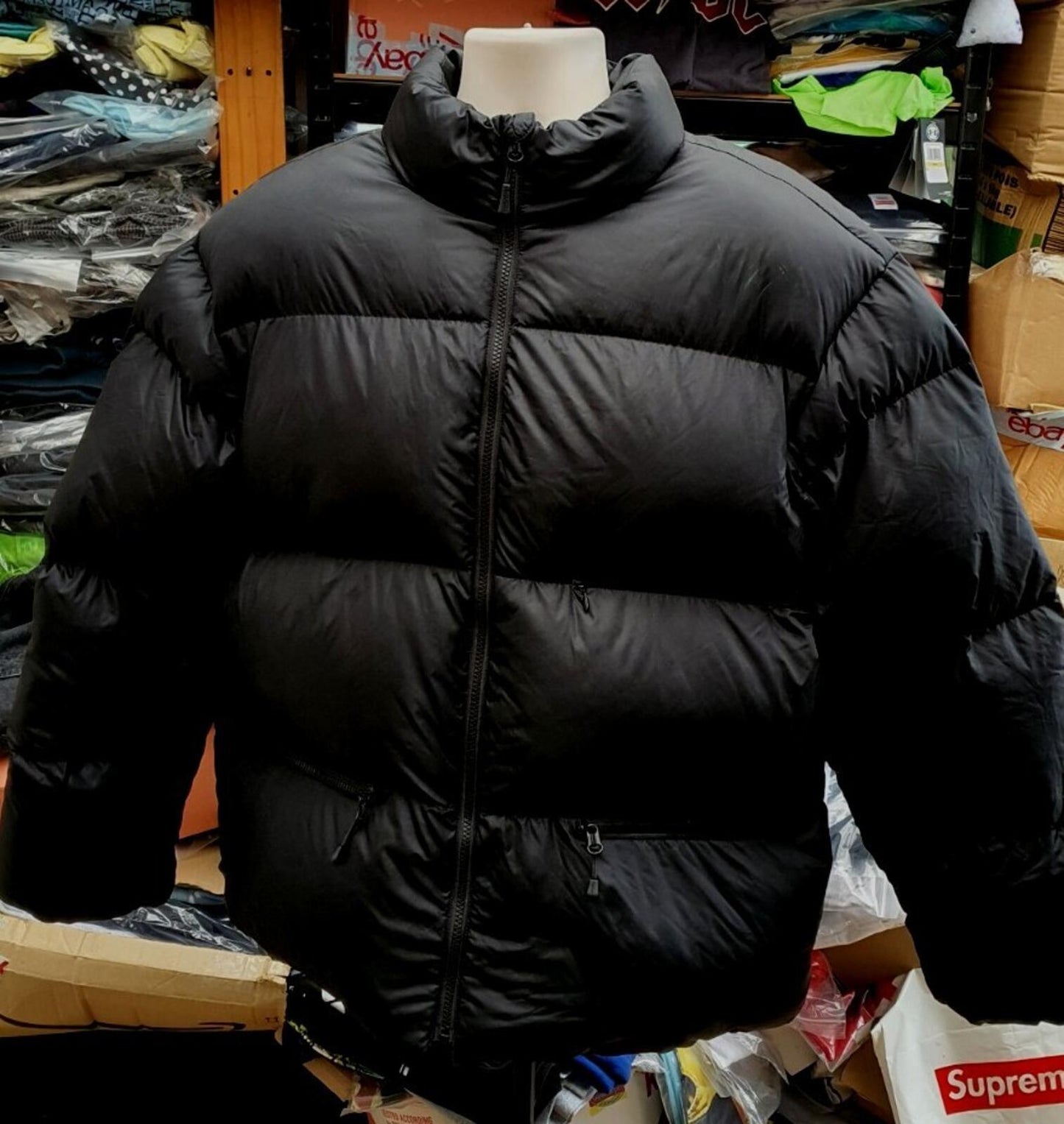 FW20  Supreme Yohji Yamamoto Down Jacket  black XL puffy puffer Water resistant