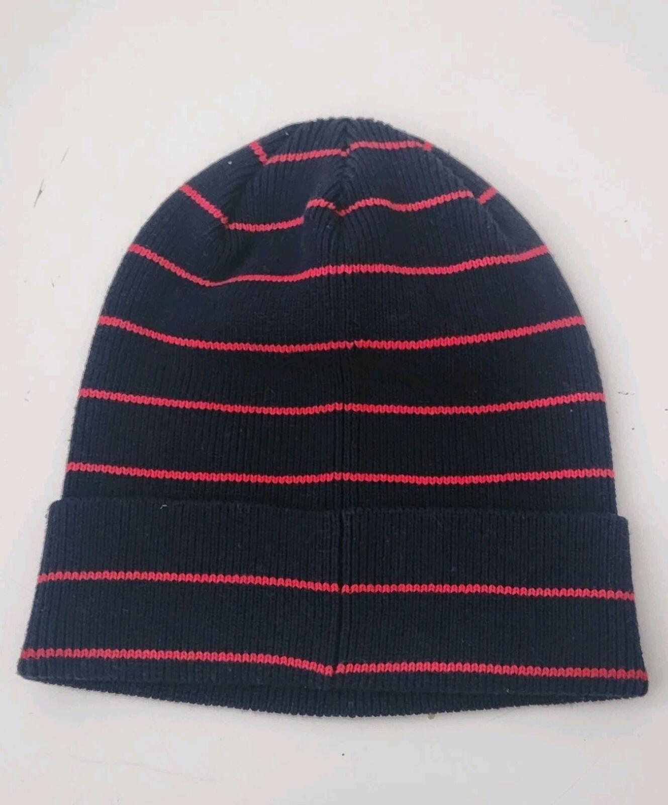 SS15 Supreme Gorro a rayas Azul marino Rojo Sombrero Vintage 2015