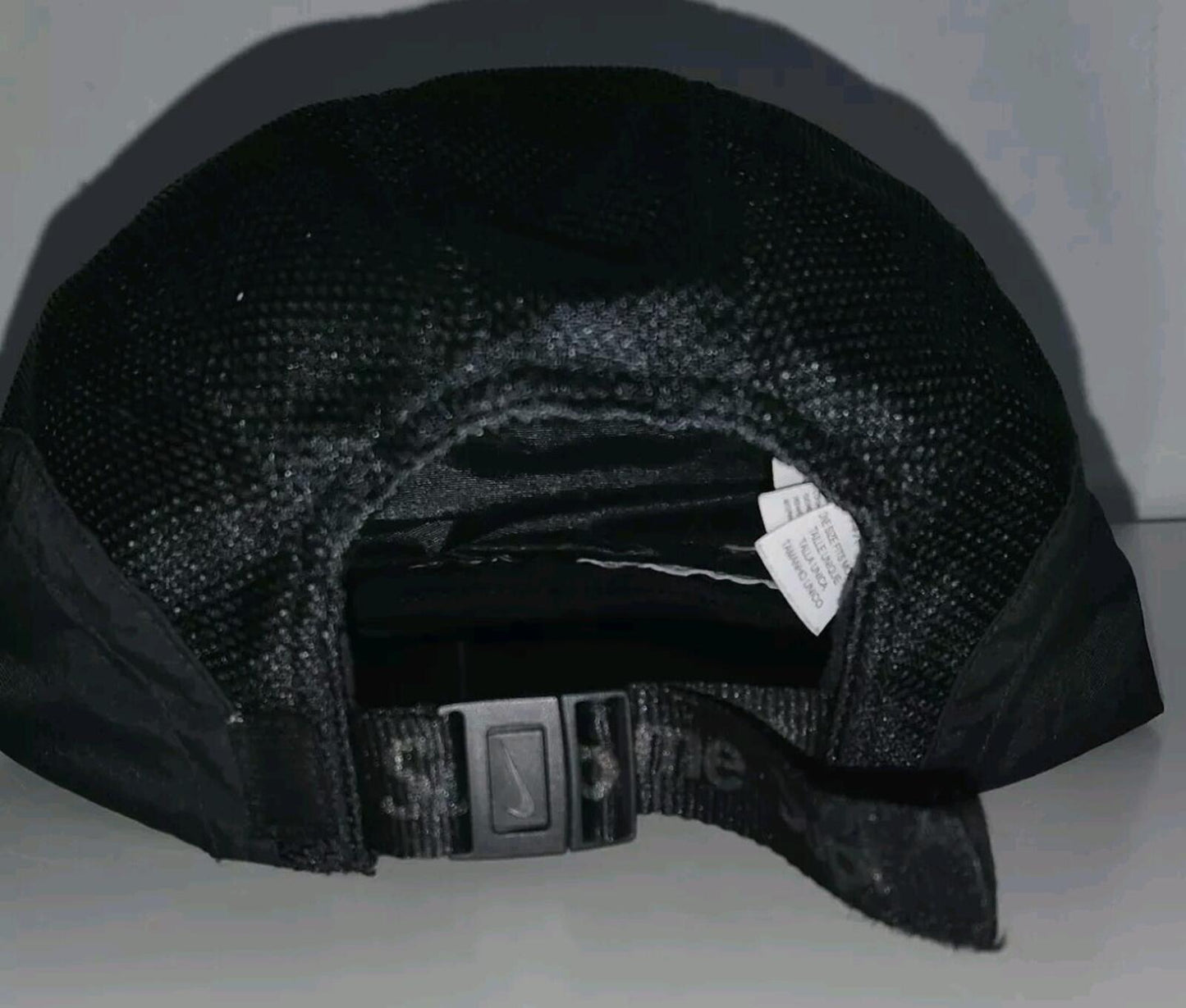FW17 Supreme x Nike Trail running hat black cap 3M