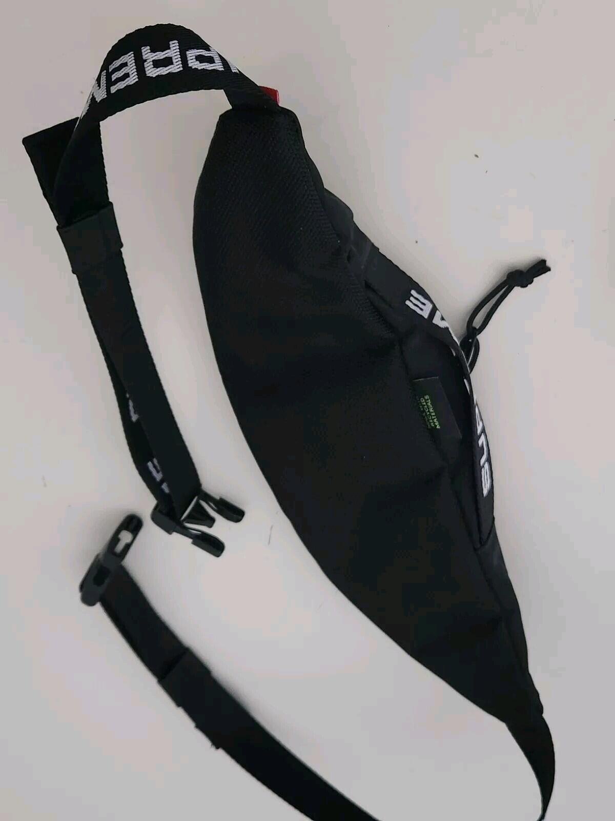 FW22 Supreme small waist bag Cordura shoulder Black water resistant Belt Pack