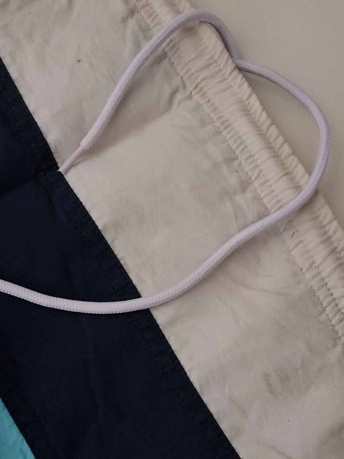 SS17 Supreme Split Logo Water Short Nylon Shorts Größe L Groß Blau Weiß