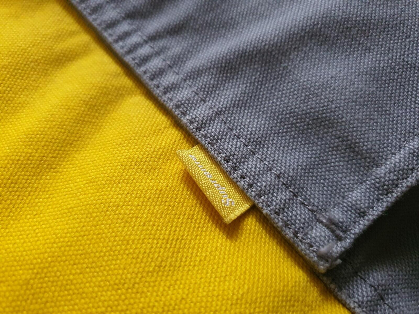 FW14 Supreme Firemans coat Yellow Jacket size XL fire Very rare New with tag