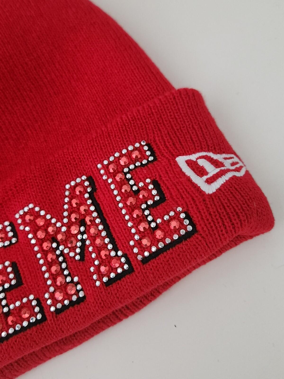 Gorro rojo Supreme New Era Germs SS20