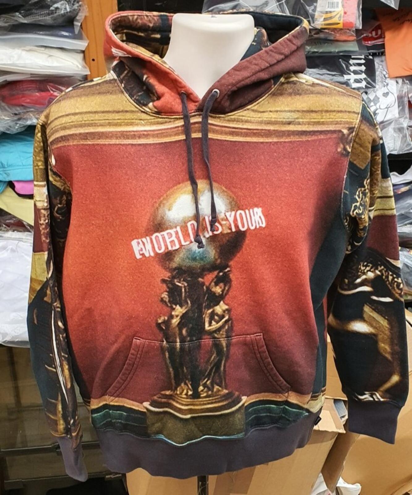 FW17 Supreme x Scarface The World Is Yours Kapuzenpullover Medium M Hoodie