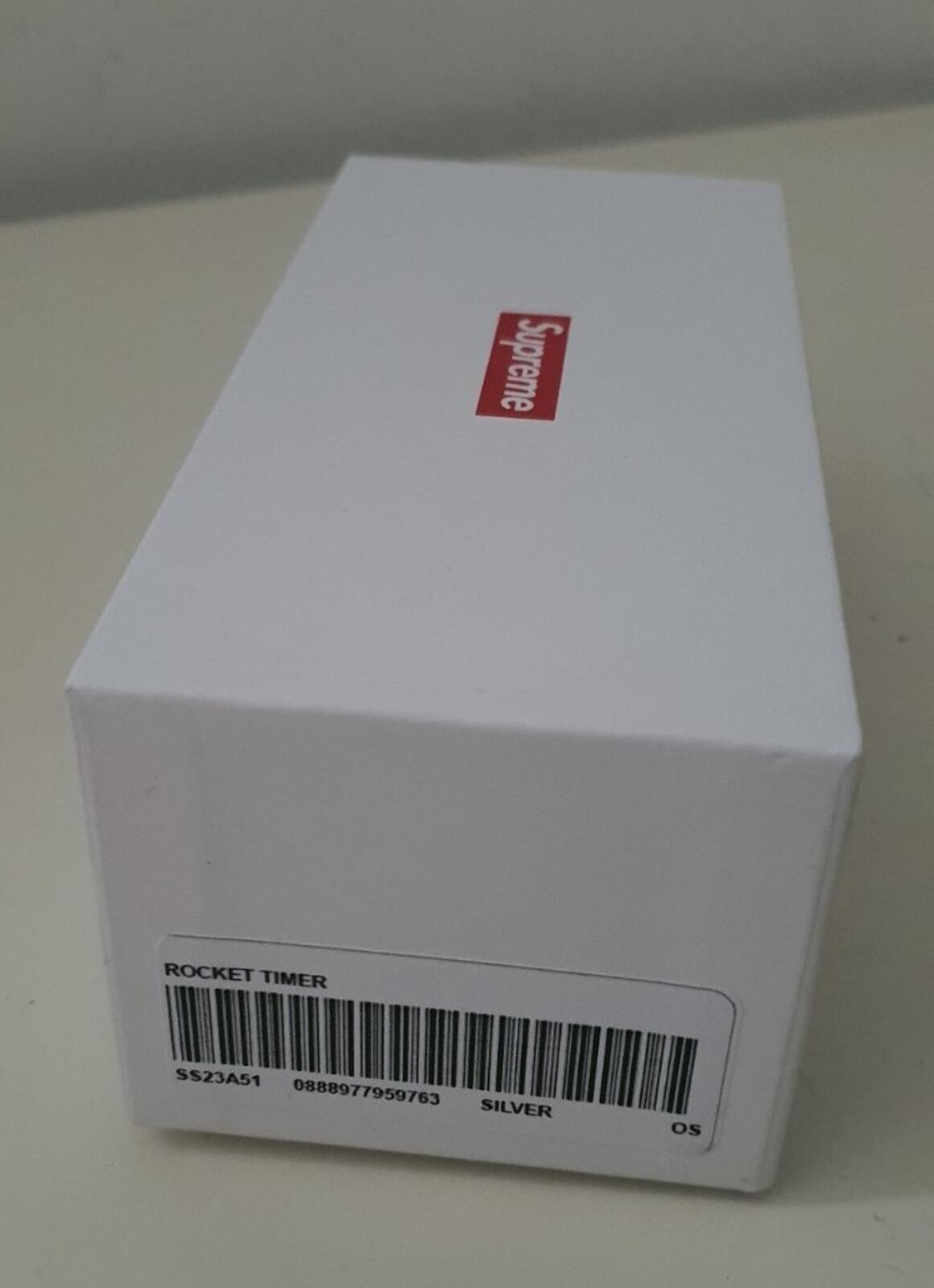 SS23 Supreme Rocket Timer Silver