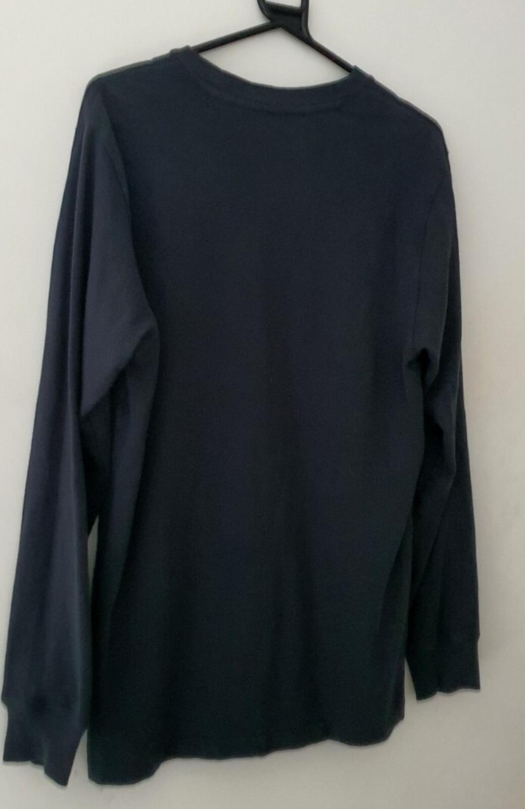 SS16 Supreme Arc Logo L/S top M medium navy long sleeve T-shirt tee