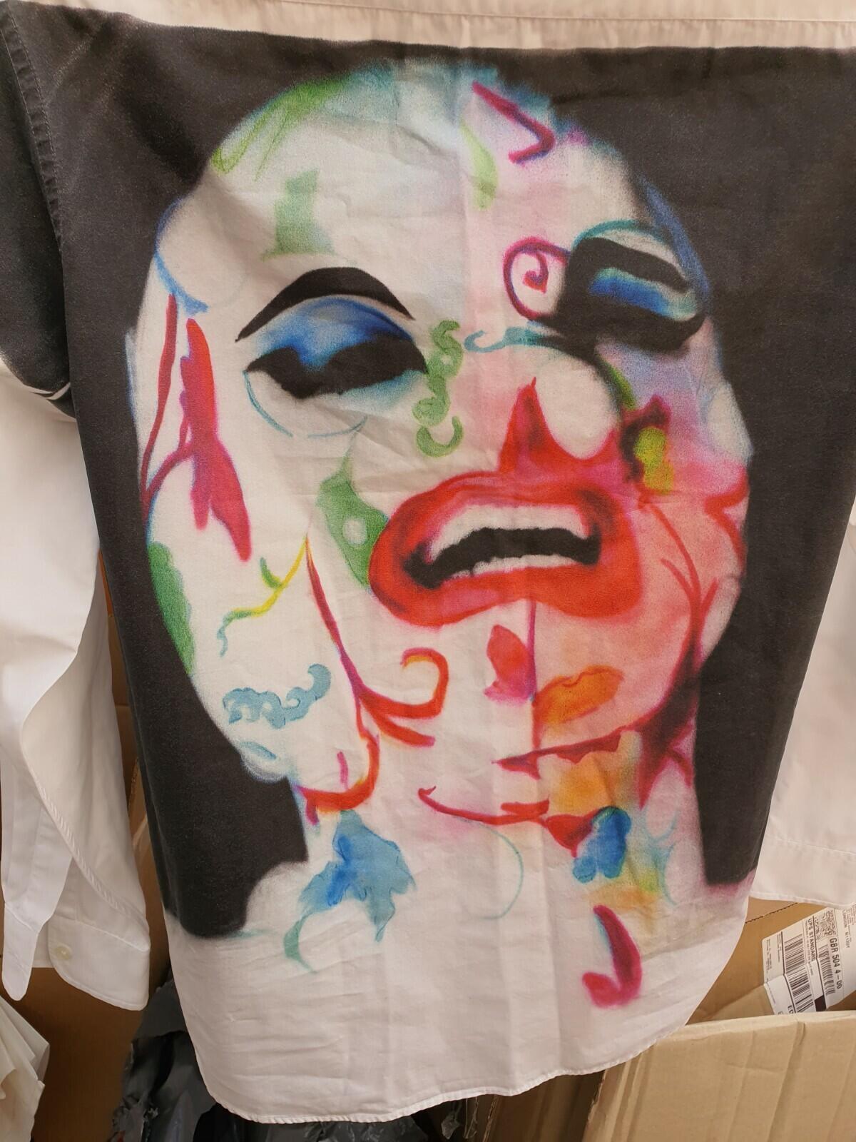 SS20 Supreme Leigh Bowery Airbrushed Shirt White Size S