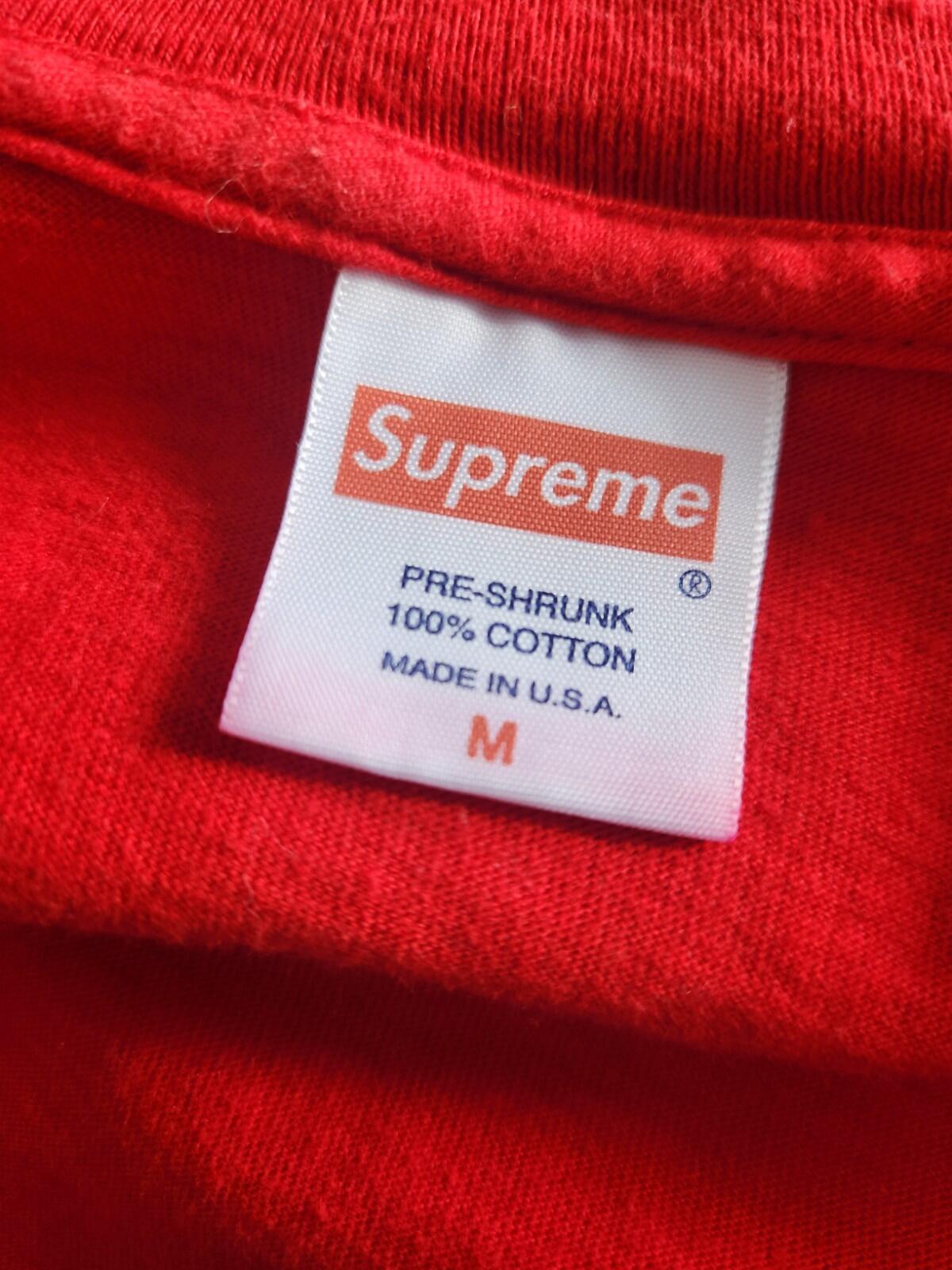 SS16 Supreme Motion Tee Red Size M