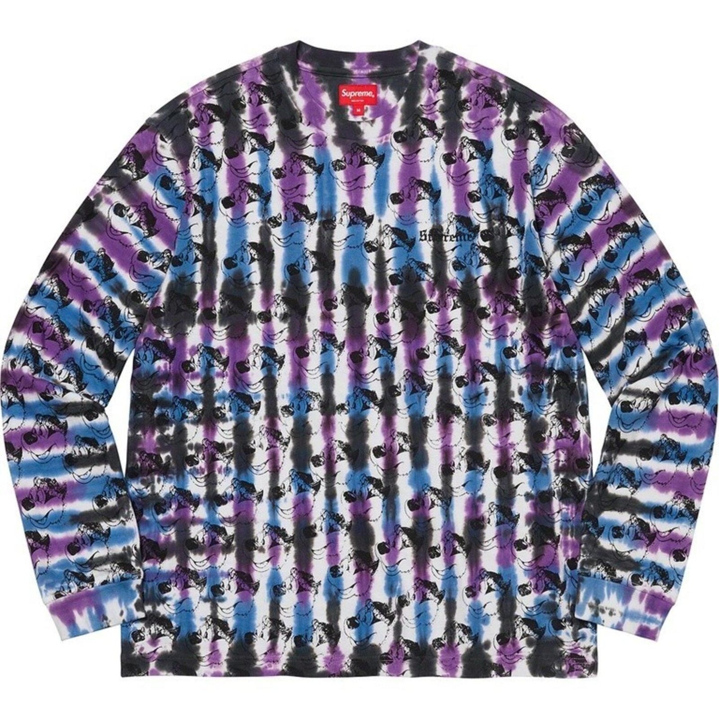 SS21 Supreme Dyed Bear L/S Top Tee Talla L