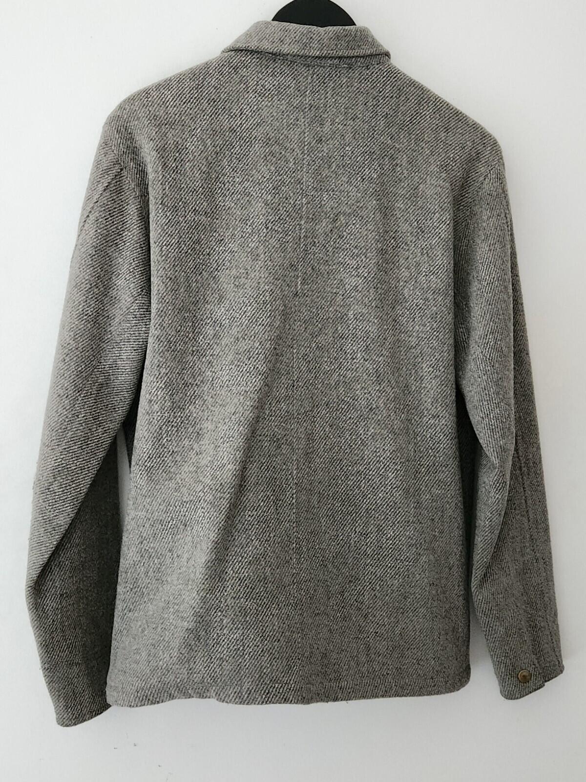 FW10 Supreme Woolrich Wool Coat  size M Medium Grey Red Jacket Vintage 2010 Rare