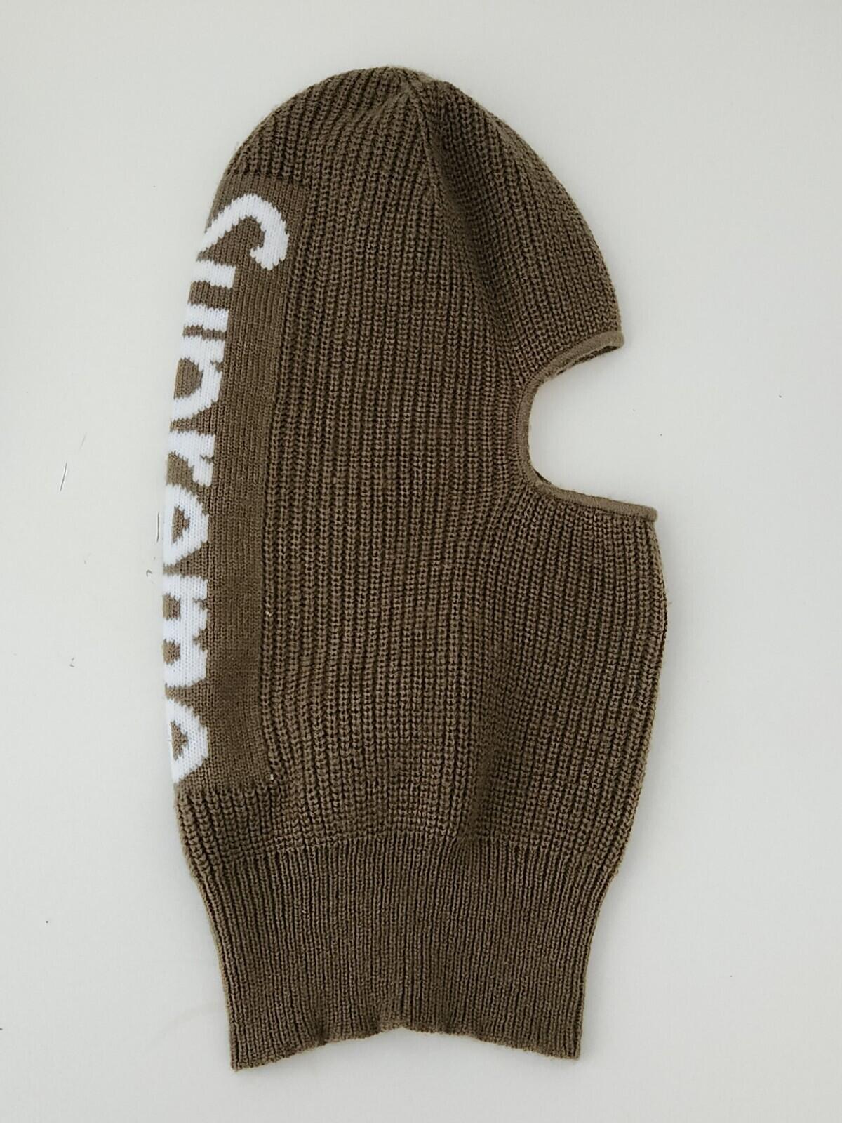 FW20 Supreme New Era Balaclava Olive Jacquard Logo Embroidered