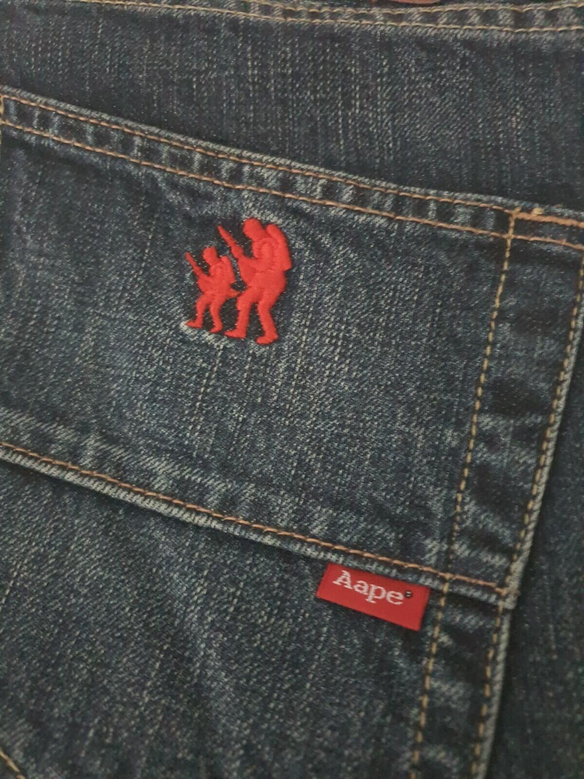Aape by A BATHING APE denim jeans S small W30 L30 BAPE they fit slightly bigger