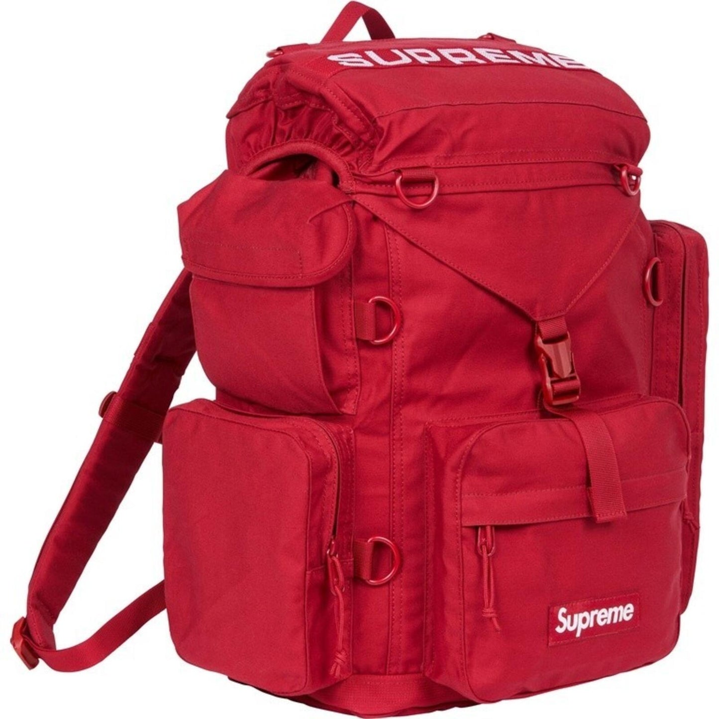 SS23 Supreme Field Backpack Bag Red Water Resistant