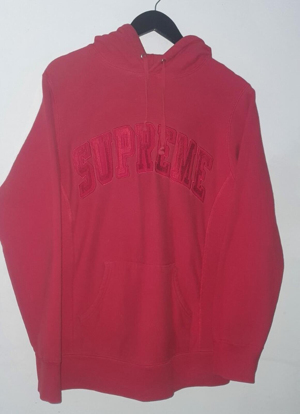 SS16 Supreme Tonal Arc Logo Hooded Sweatshirt Size M Medium