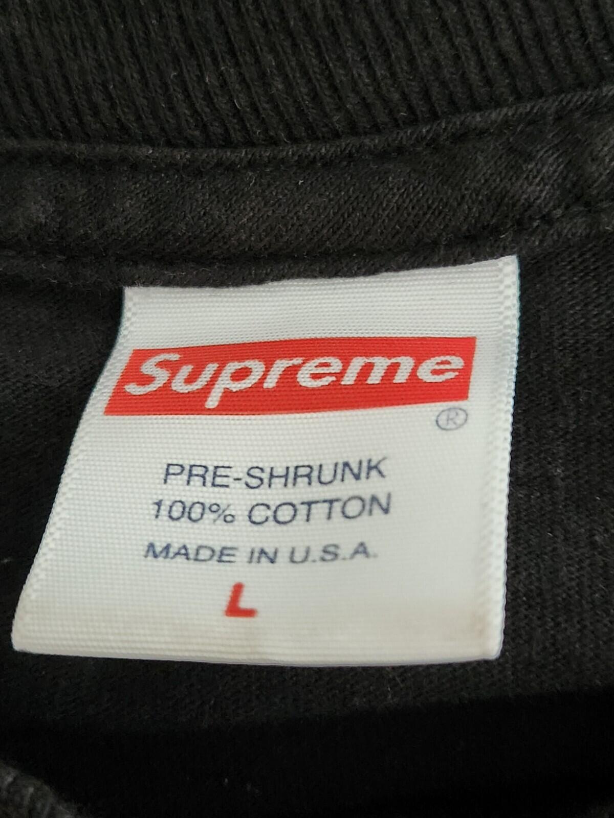 FW20 Supreme Smurfs tee Size L Large Black T-shirt