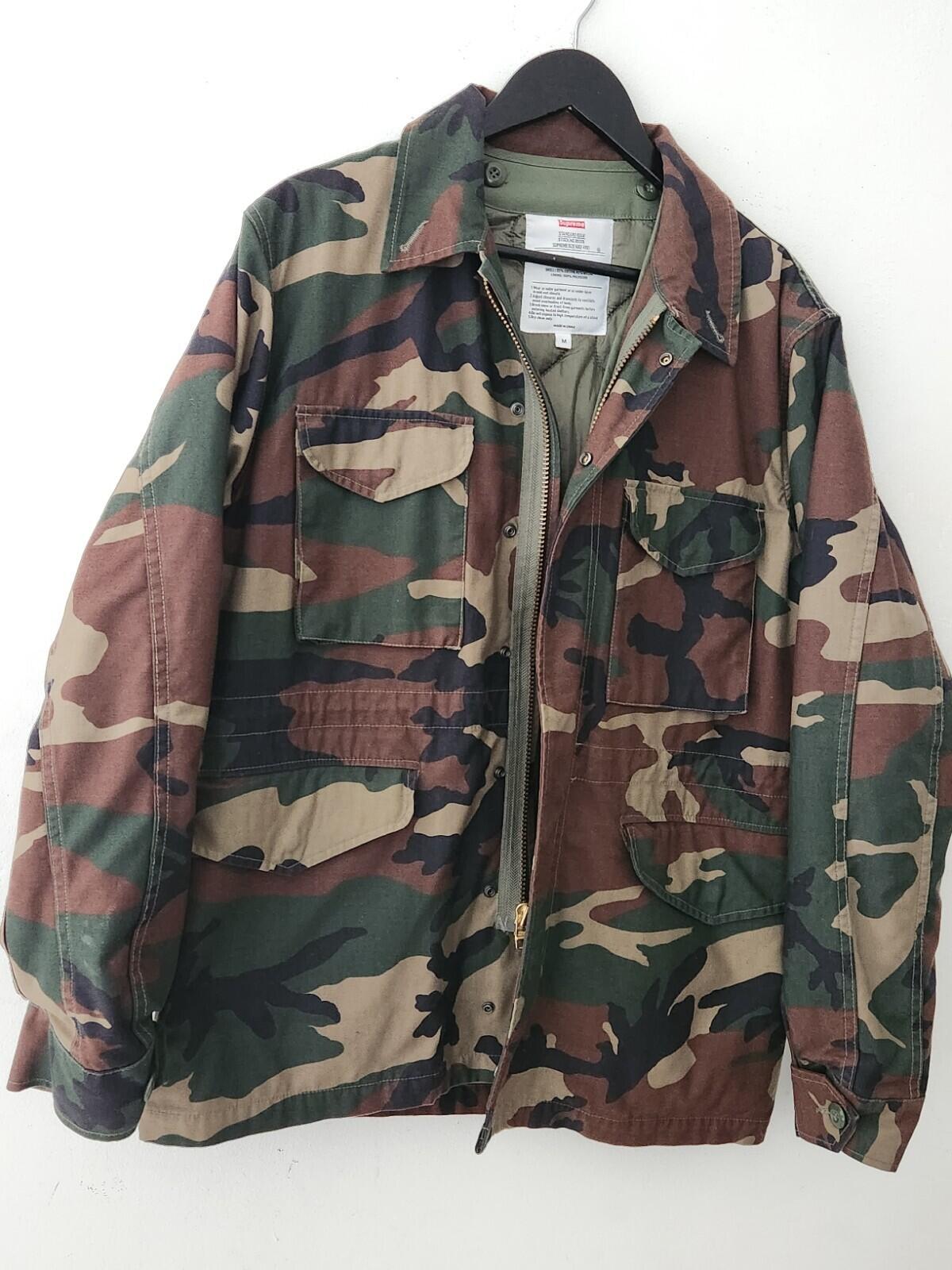 FW12 Supreme x Mark Gonzales M-51 jacket Removable Quilted Woodland Camo Medium