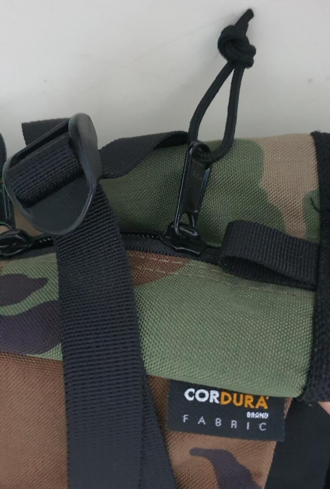 FW15 Supreme shoulder bag woodland camo Cordura Fabric camouflage box logo Rare