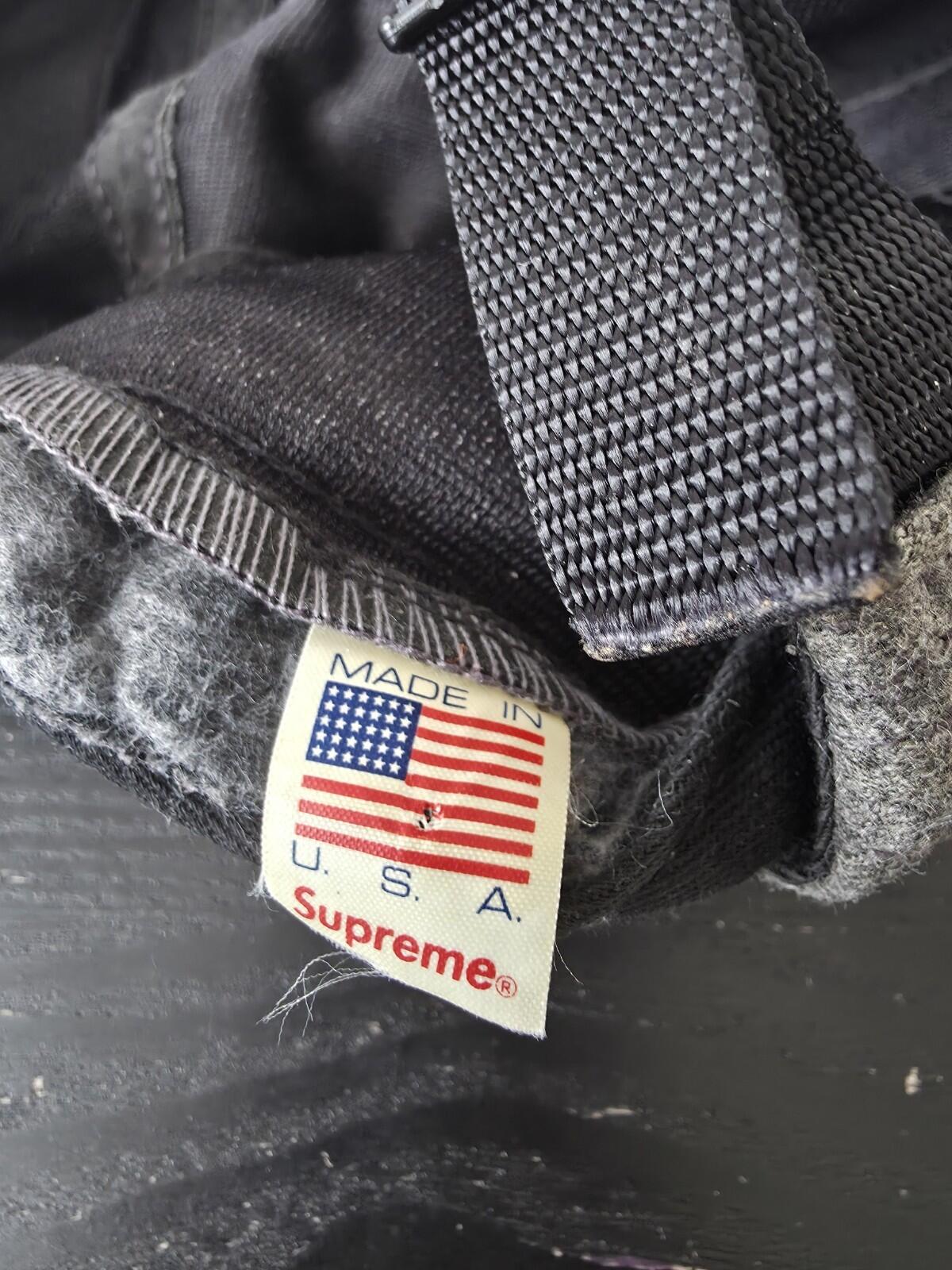 FW13 Supreme Loro Piana Wool Camp Cap Grey