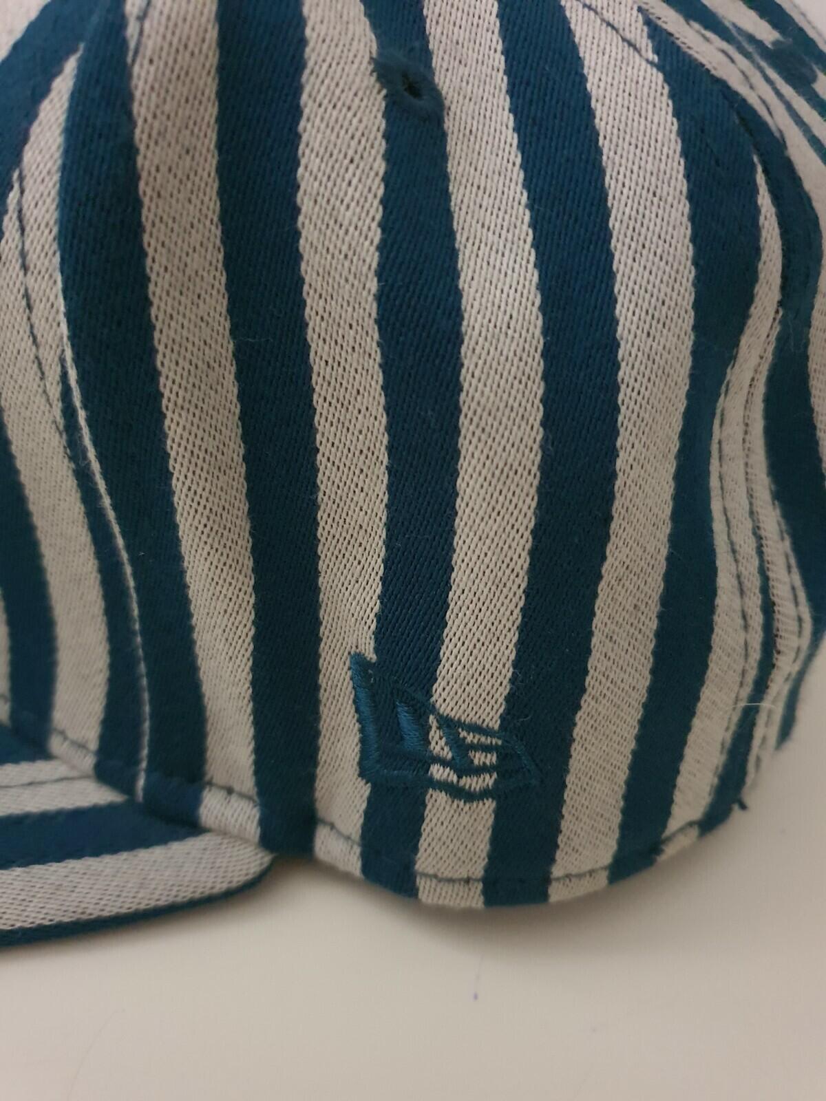 FW13 Supreme New Era 59Fifty Striped Box Logo hat cap 7 3/8 John White and Son