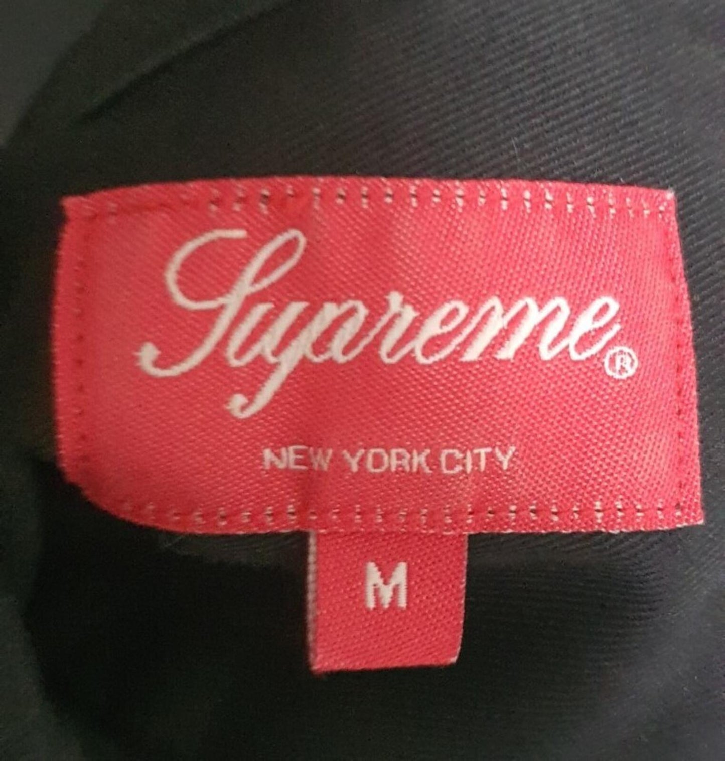 FW17 Supreme Gonz Ramm S/S Work Shirt Size M medium Mark Gonzales Supream Black