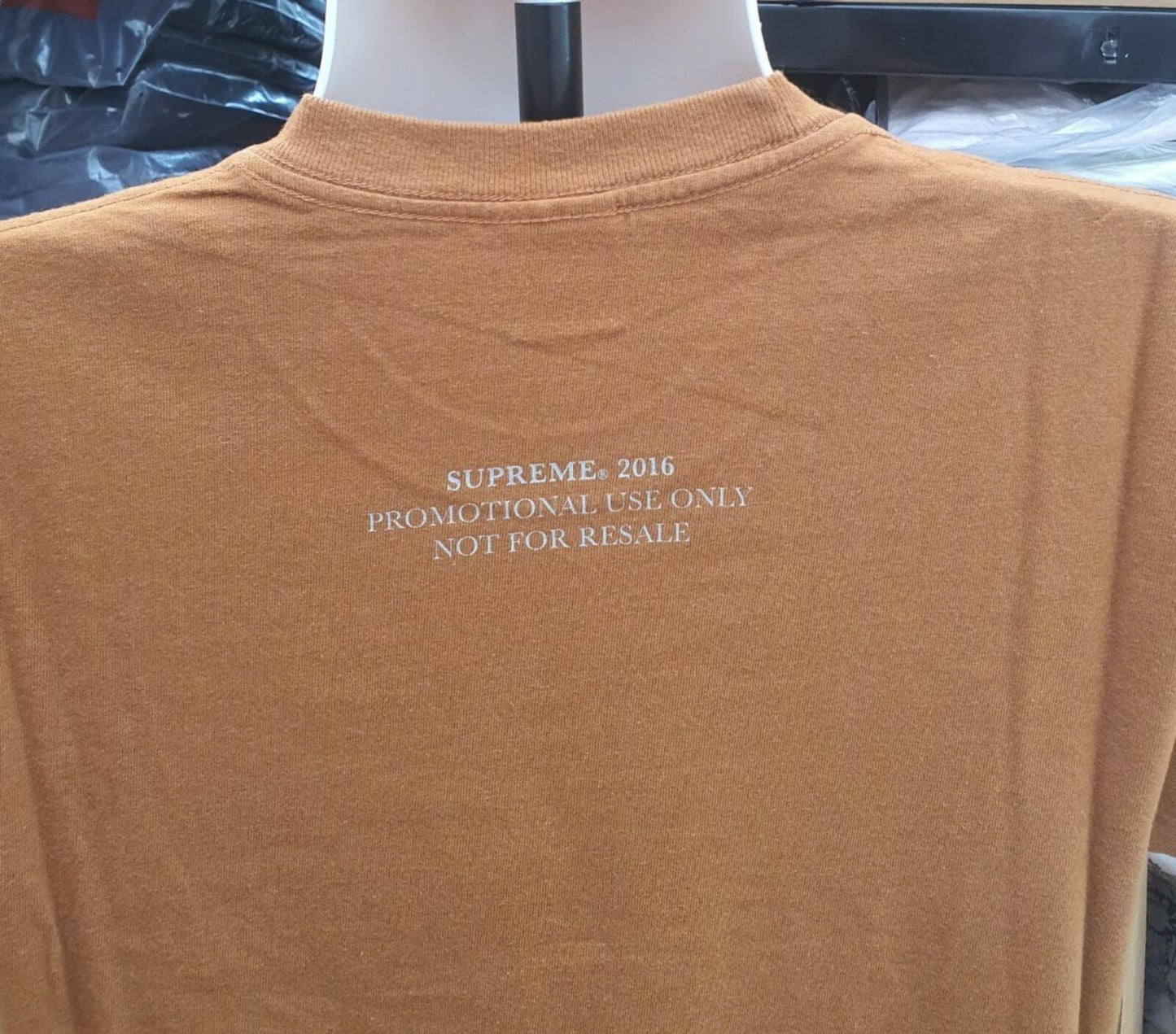 FW16 Supreme Screw brown Tee size M medium T-shirt