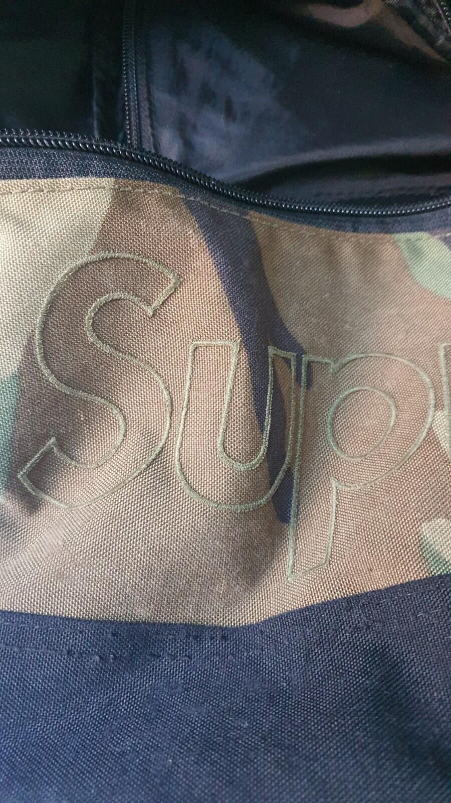 FW15 Supreme Contour Woodland Camo Backpack Signed By BLONDEY