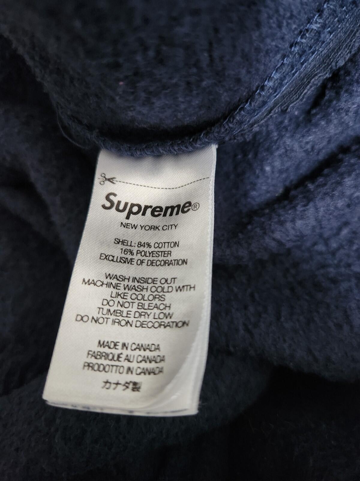 SS24 Supreme $ Sweatpant Navy pants M Medium Made In Canada Trousers Dollar