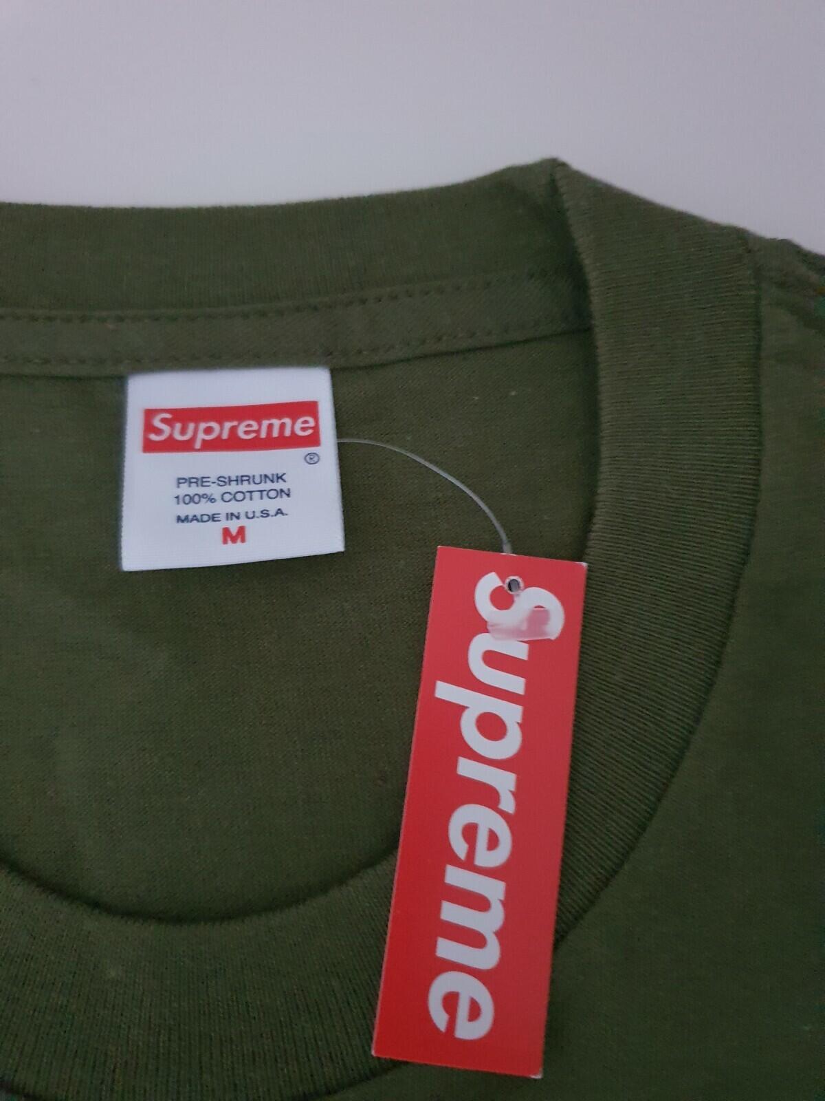 FW18 Supreme Bedroom tee Olive size M medium T-shirt New with tag