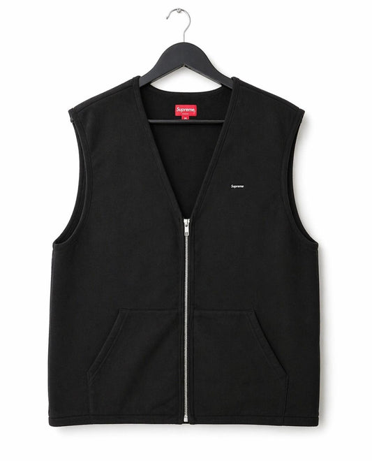 Chaleco de sudadera con cremallera Supreme FW20 Negro Talla S