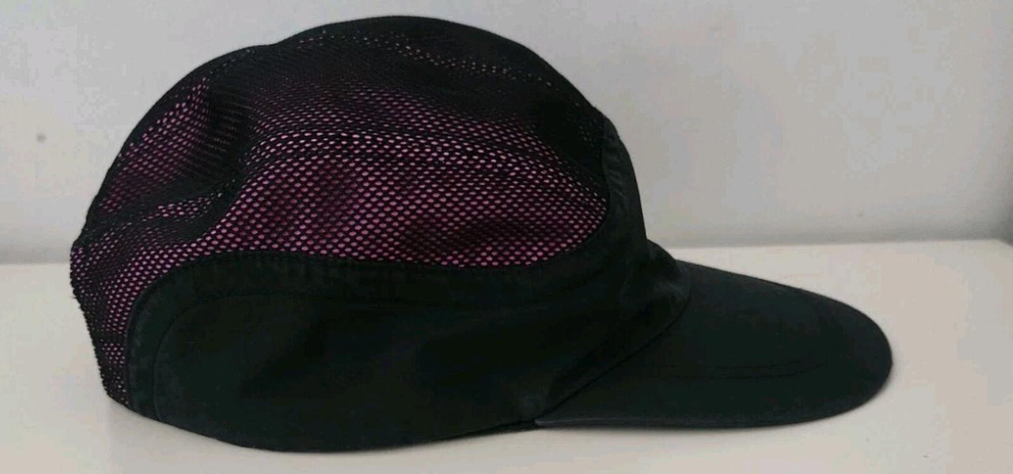 FW17 Supreme x Nike Trail Running Hat Black Pink Cap Reflective