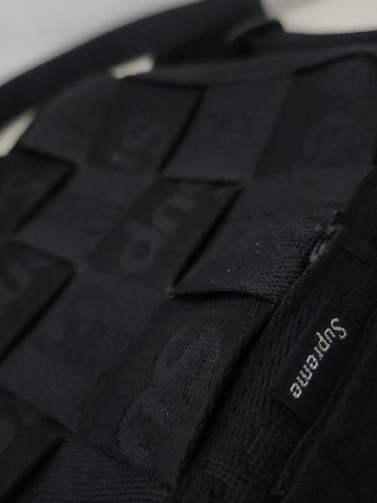 SS24 Supreme woven shoulder bag  black