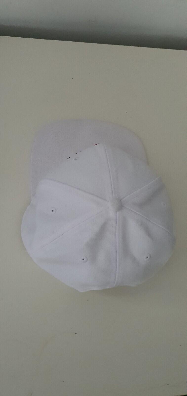 FW15 Supreme x Jordan White 6-Panel cap Jumpman hat Rare