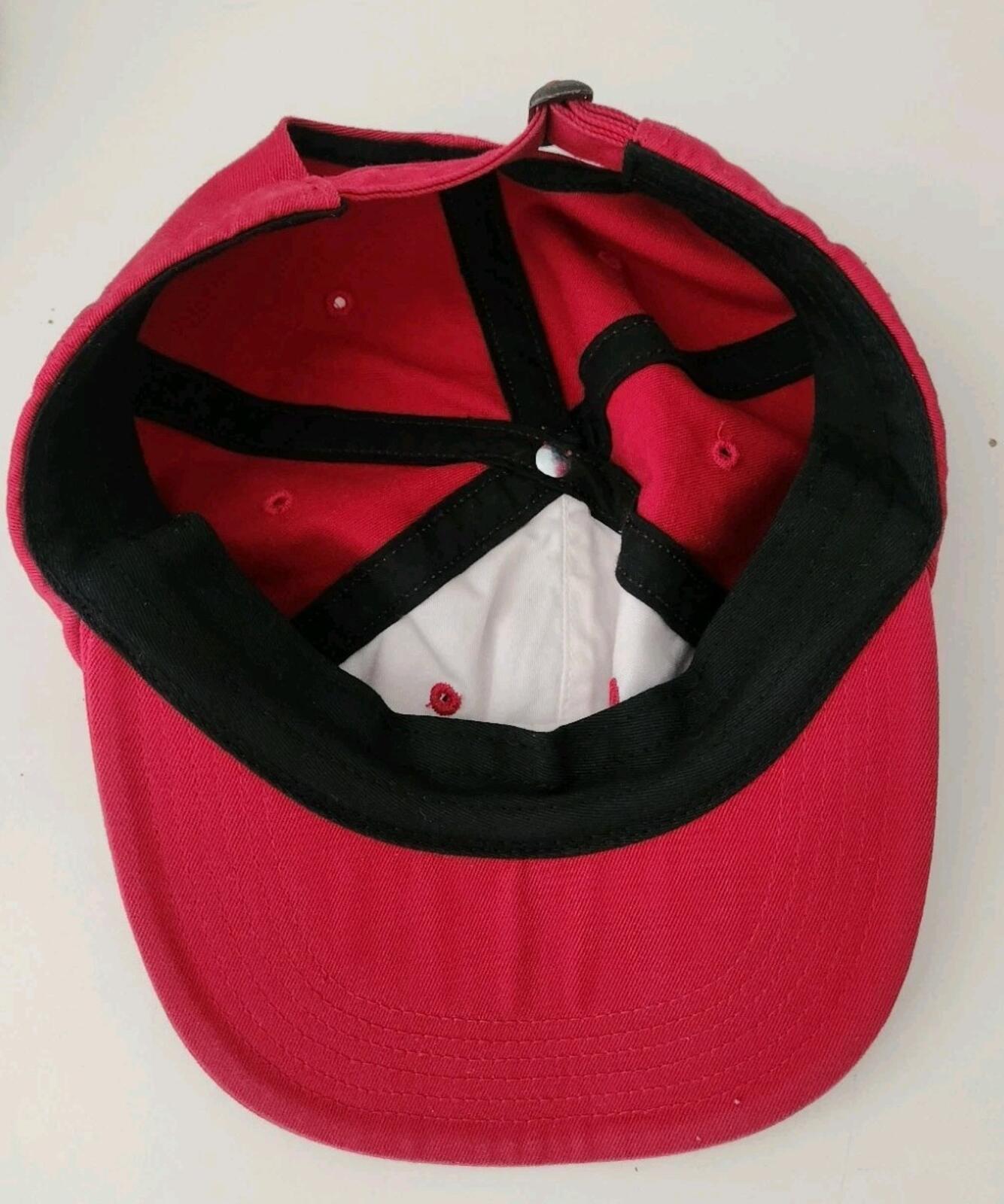 SS16 Supreme Twill Classic Logo 6-Panel Red Cap Hat
