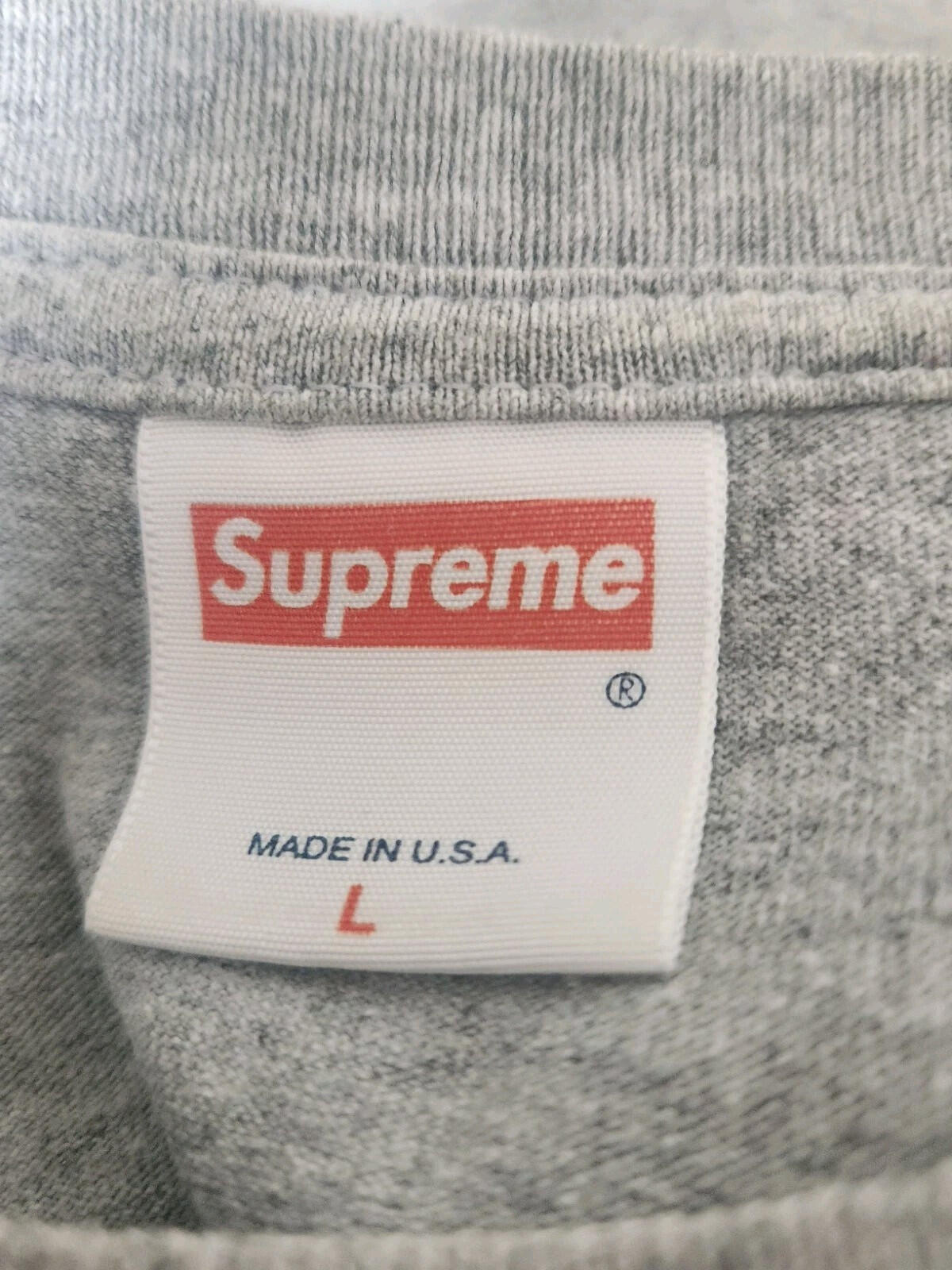 2007 Supreme Gonz Logo Tee Grey Size L Mark Gonzales
