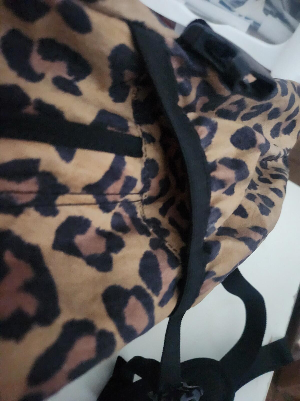 FW20 Supreme Backpack Leopard Bag Water Resistant Nylon Rucksack