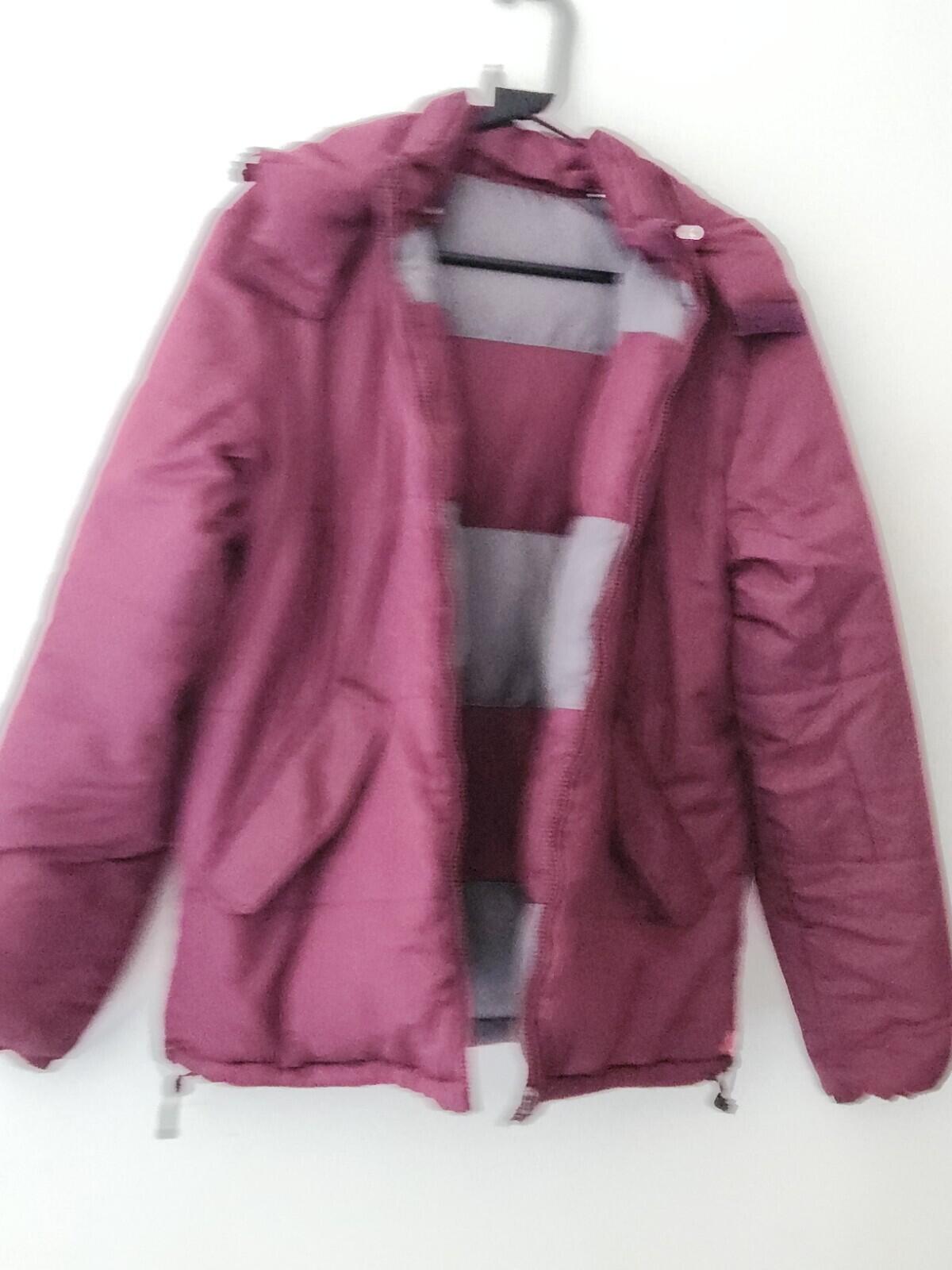 FW12 Supreme Reversible striped down jacket L Large puffer