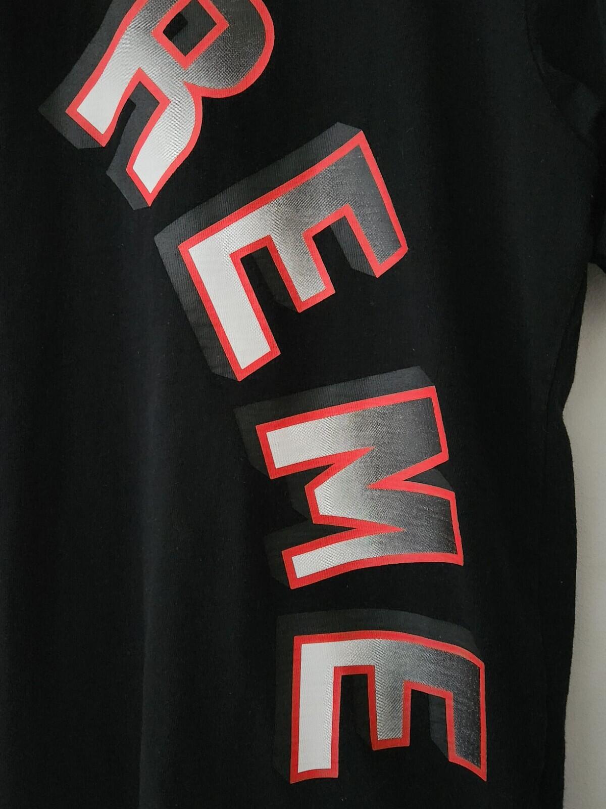 SS18 Supreme Gradient Arc Top Black Tee Size M Medium T-shirt Short Sleeve