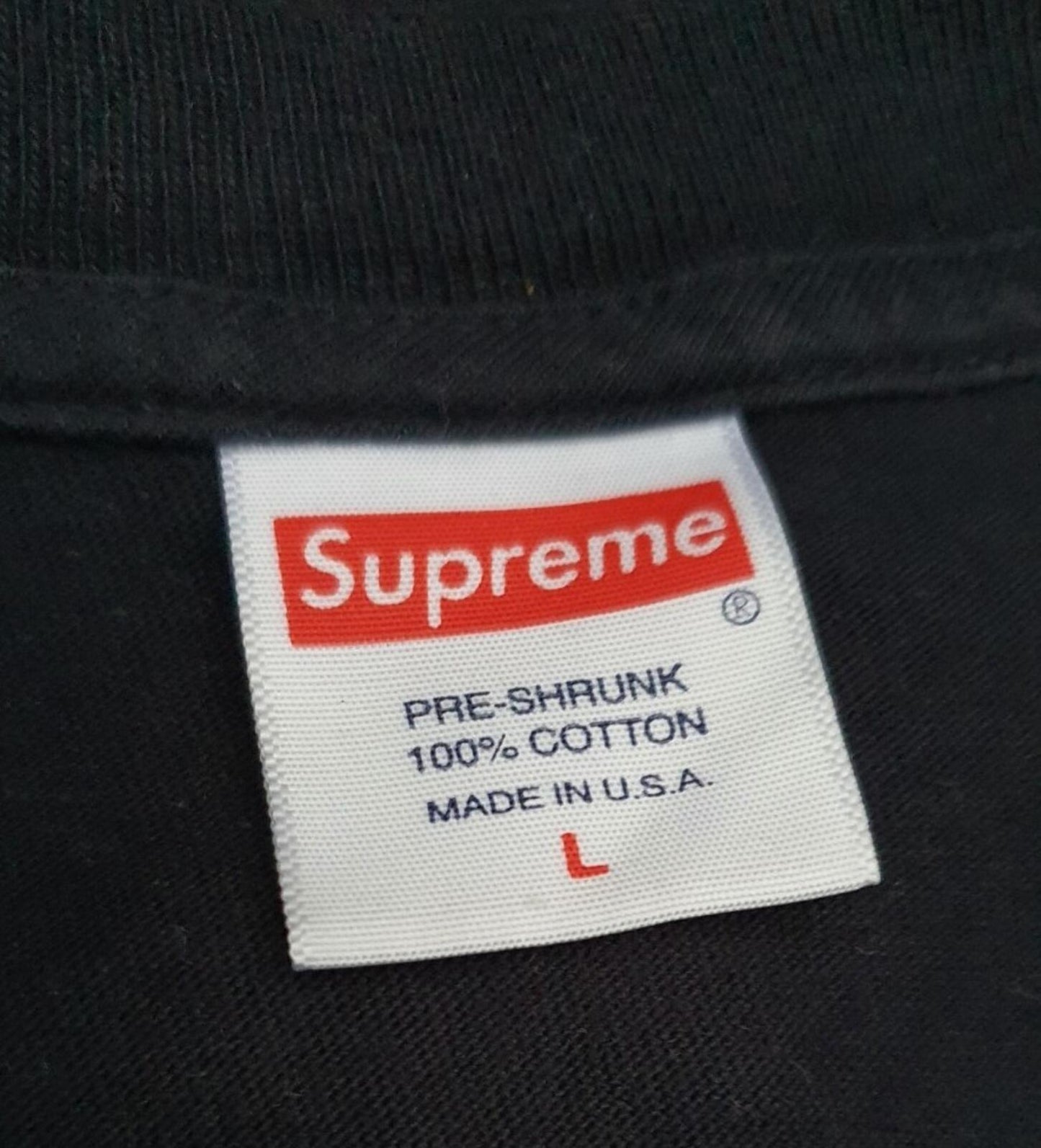 FW18 Supreme Life Sucks Die Tee Navy Size L