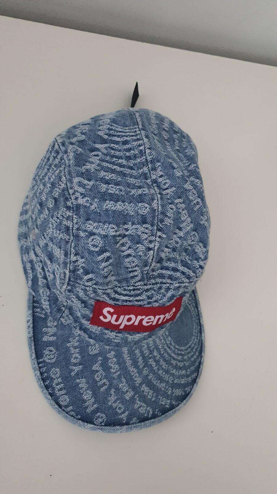 Gorra Camp Jacquard Supreme Circles FW21 Azul