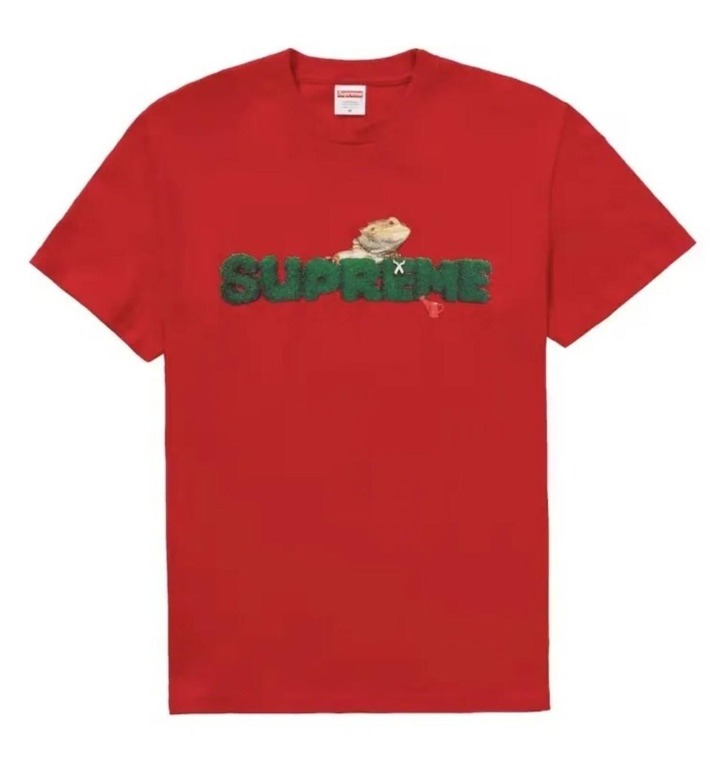 SS20 Supreme Lizard tee New And Unopened Red T-shirt size L Large